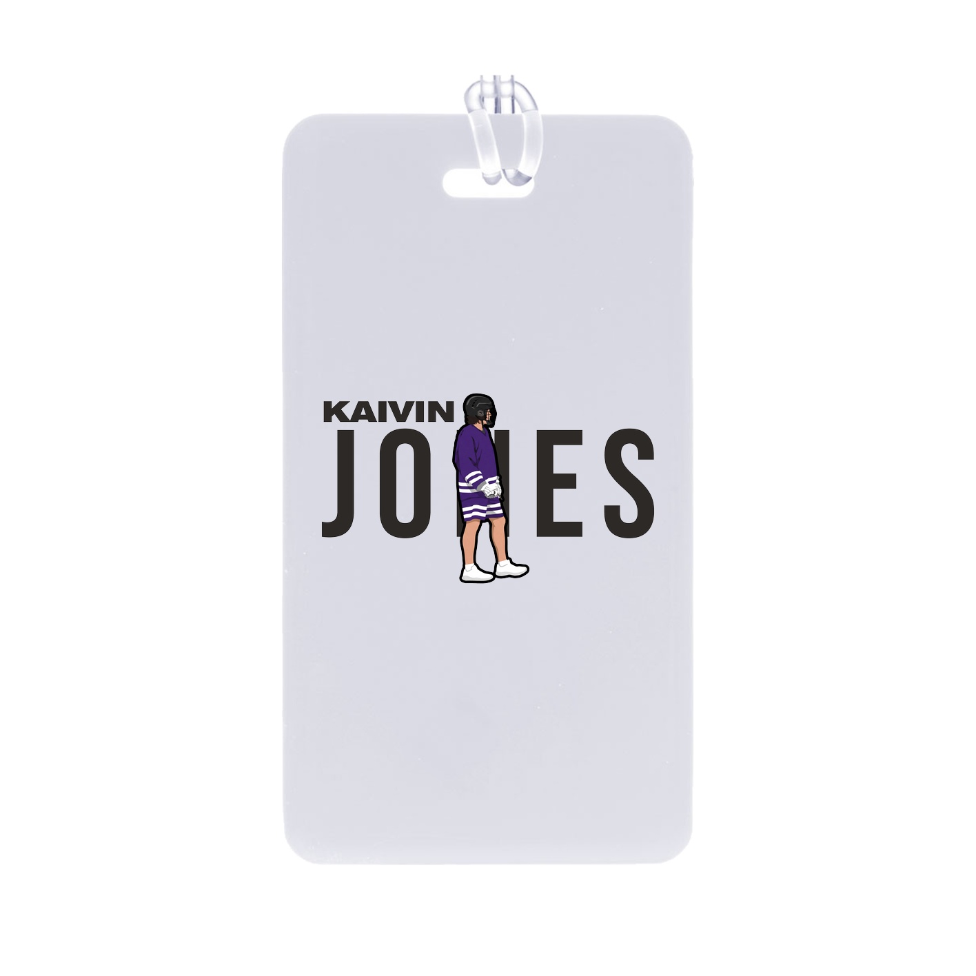 Bag Tag — Player Name in Classic