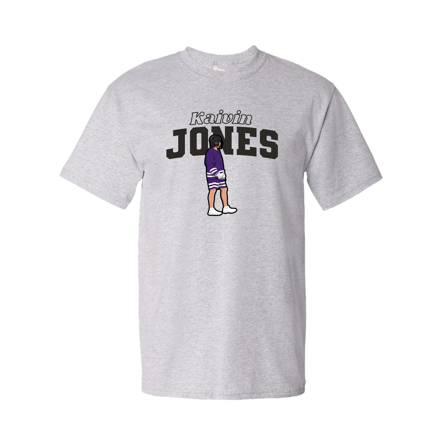 Tee — Name Arch in Grey