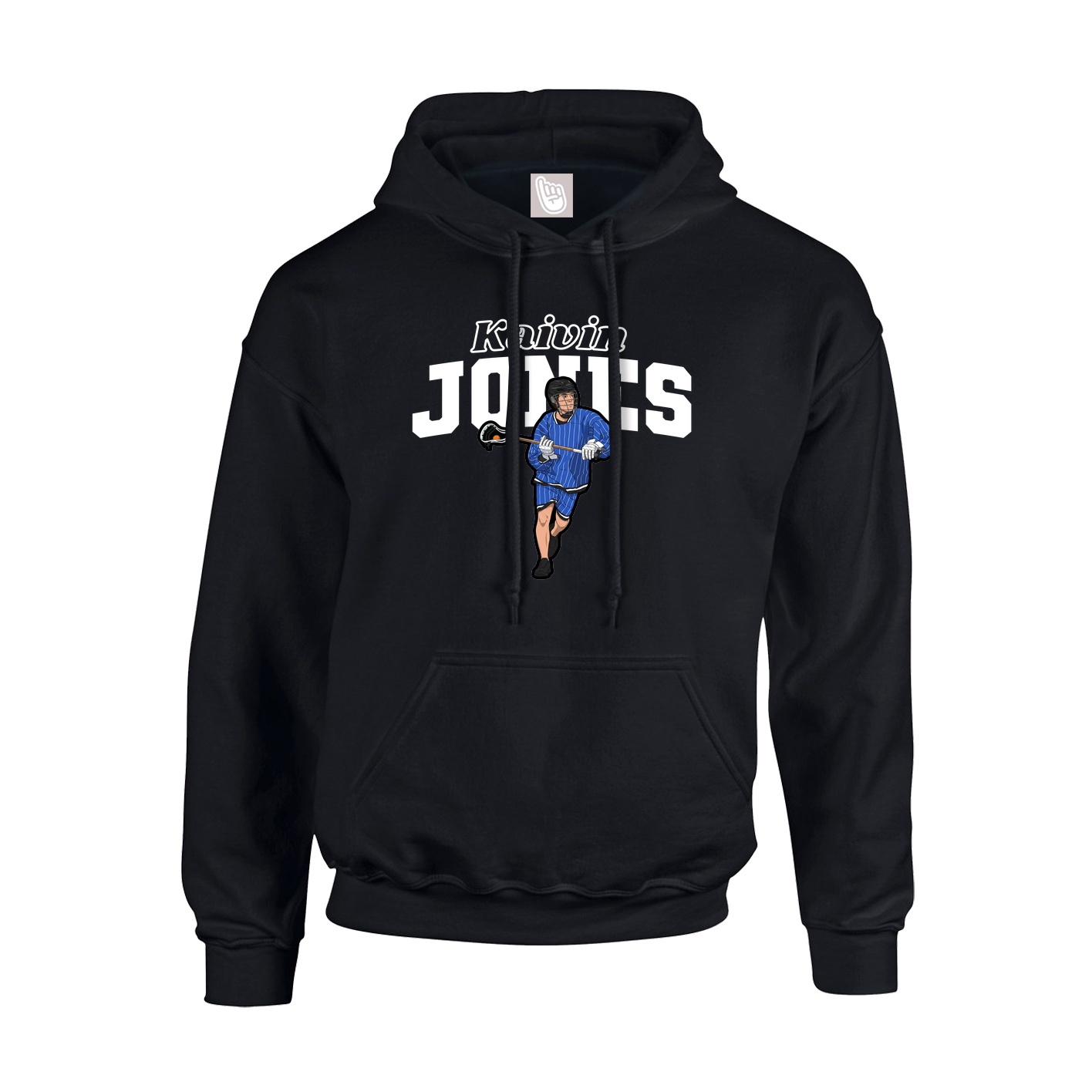 Hoodie — Name Arch in Black