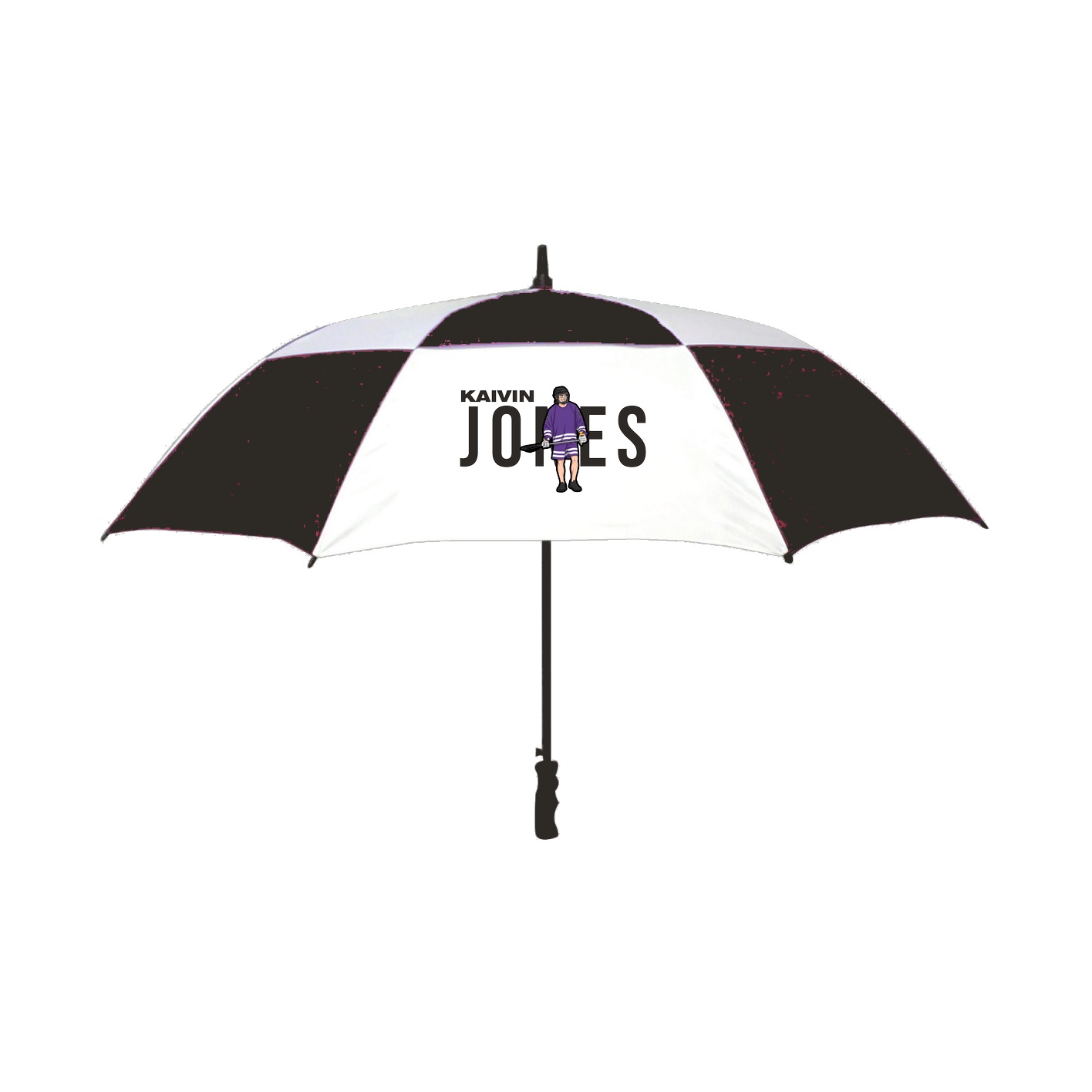 Golf Umbrella — Player Name in Black