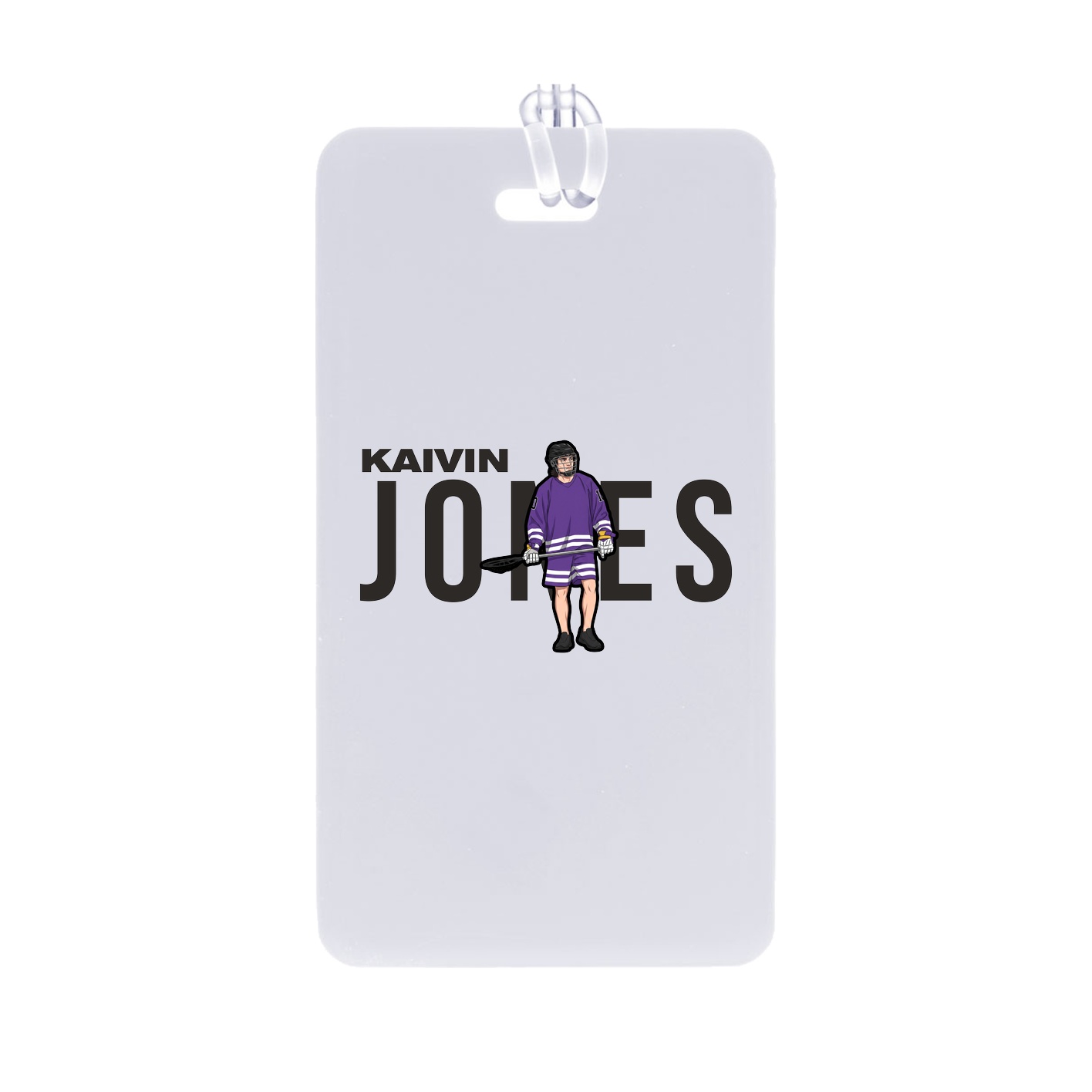 Bag Tag — Player Name in Classic
