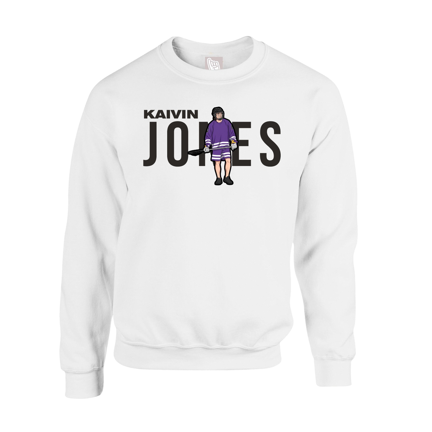 Fleece Crew — Player Name in White