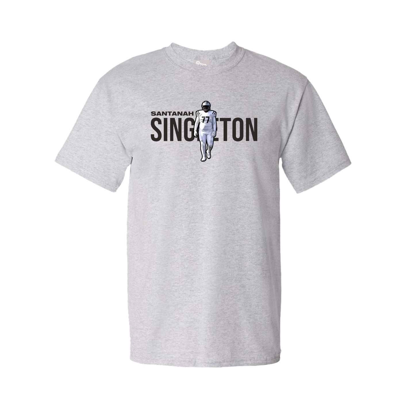 Youth Tee — Player Name in Grey