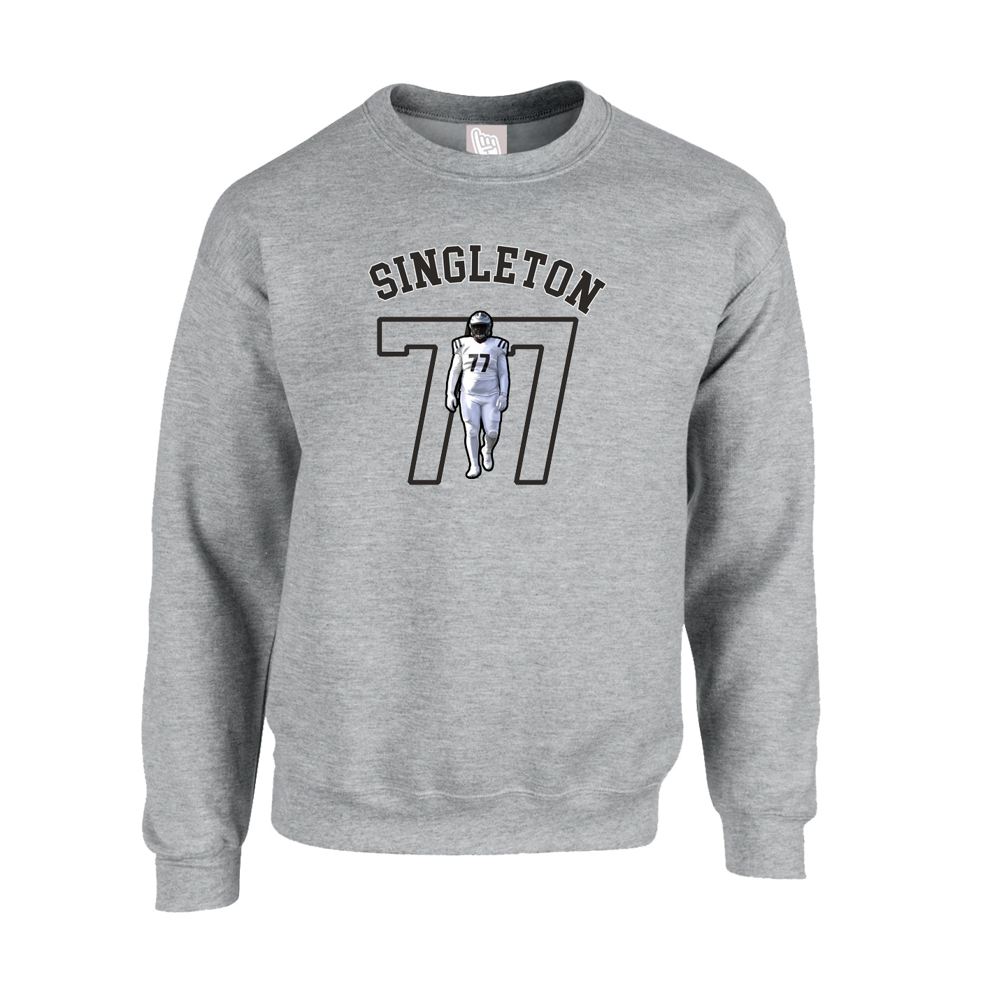 Fleece Crew — Shirsey Arch in Grey