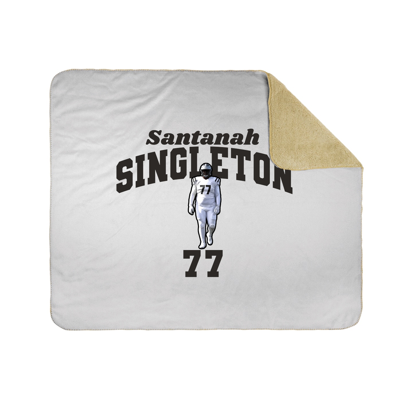 Throw Blanket — Signature Arch in White