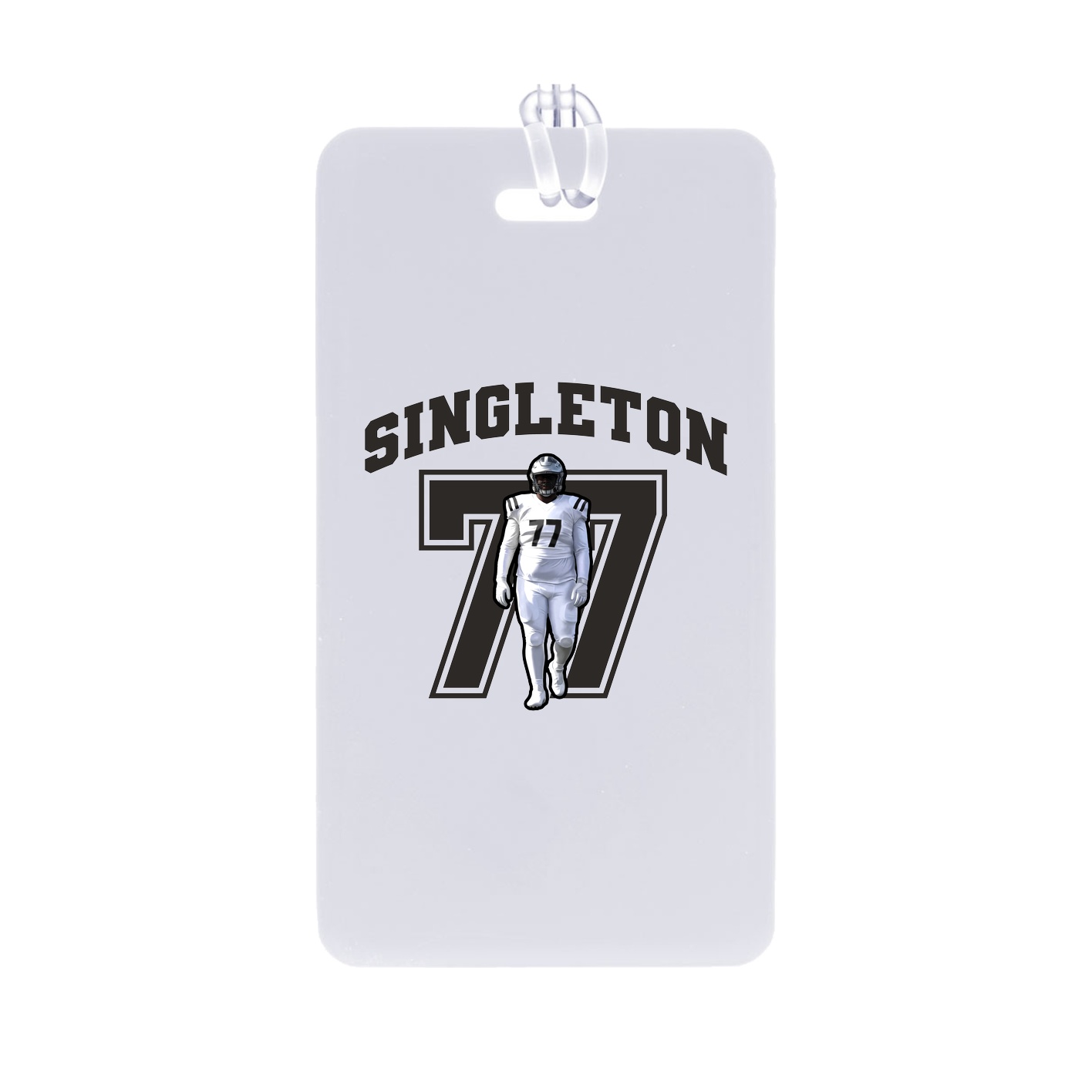 Bag Tag — Number in Classic