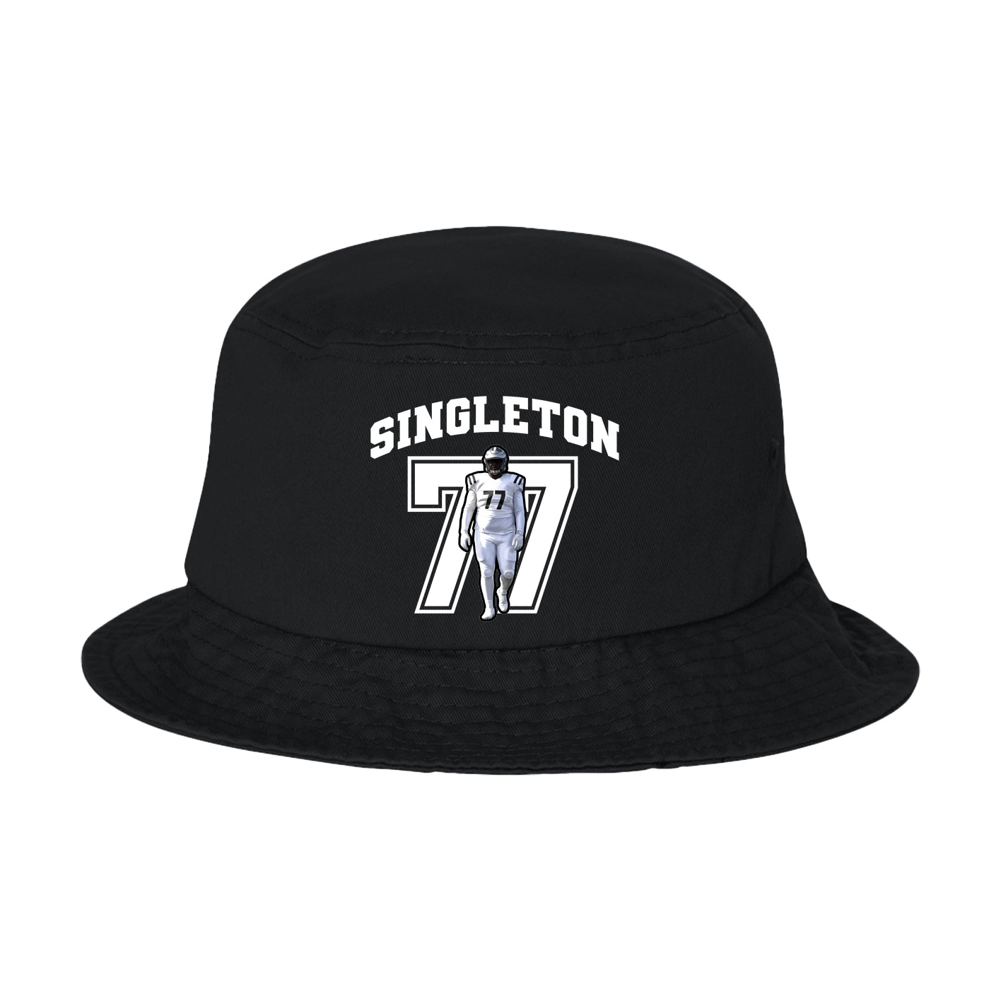Bucket Cap — Number in Black