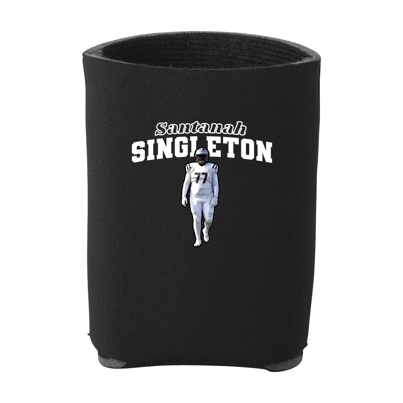 Can Holder — Name Arch in Black
