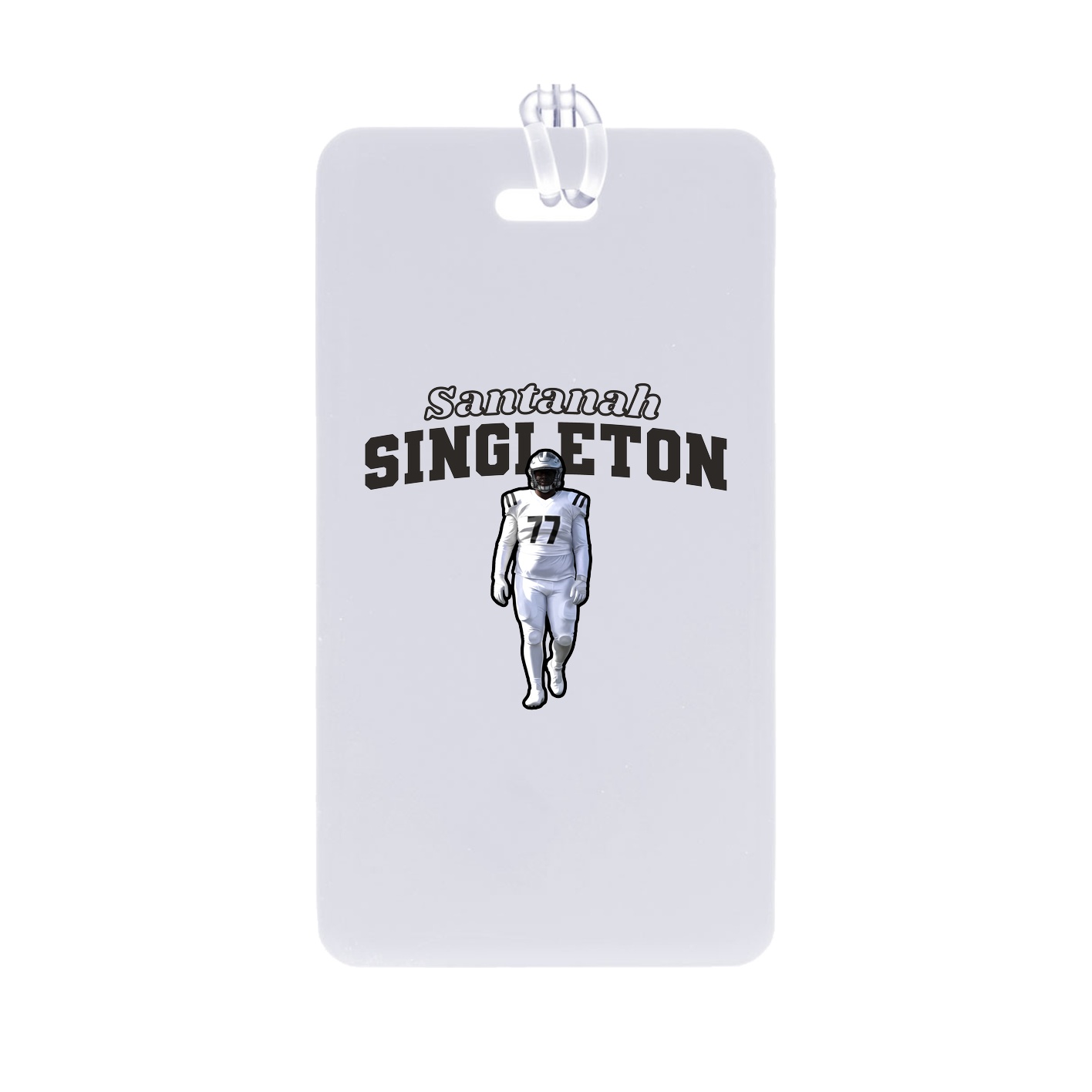 Bag Tag — Name Arch in Classic