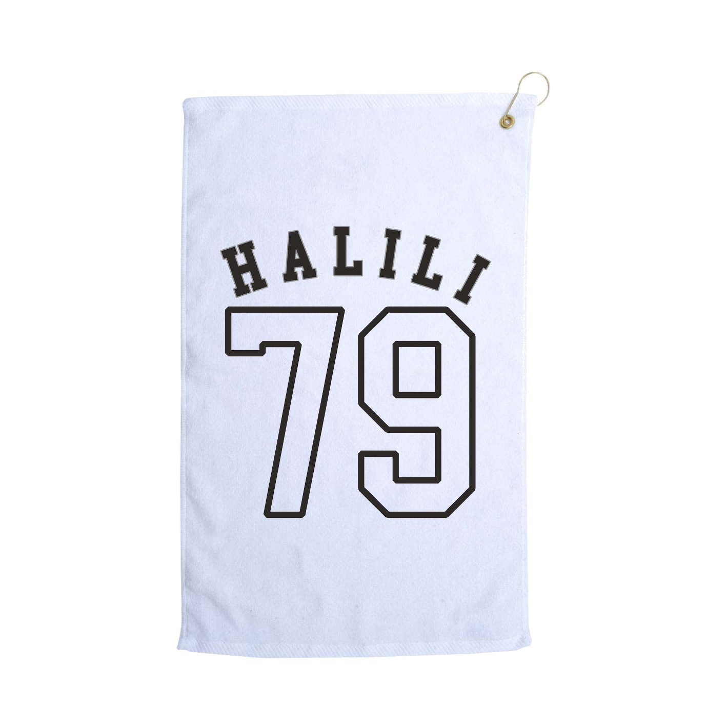 Golf Towel — Shirsey Arch in White