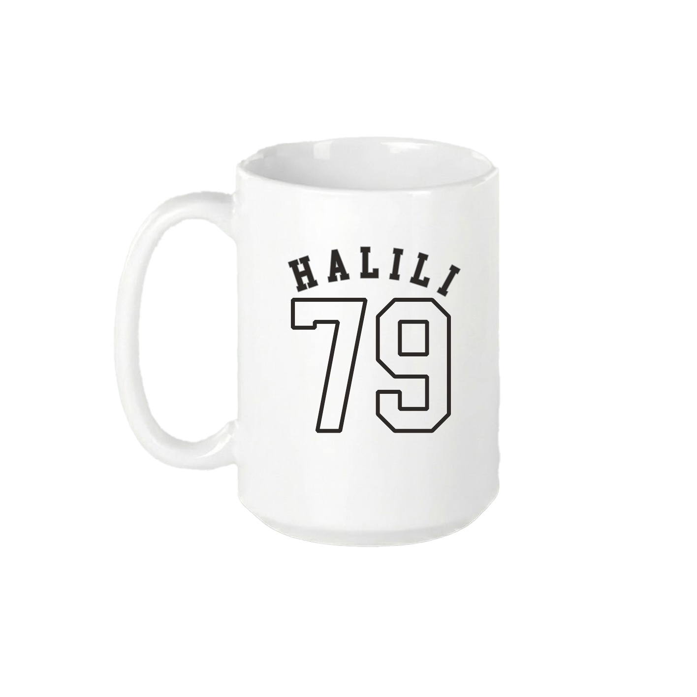 15oz Coffee Mug — Shirsey Arch in White