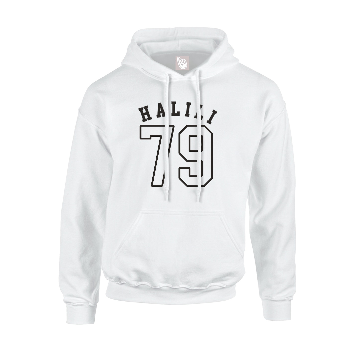 Youth Hoodie — Shirsey Arch in White