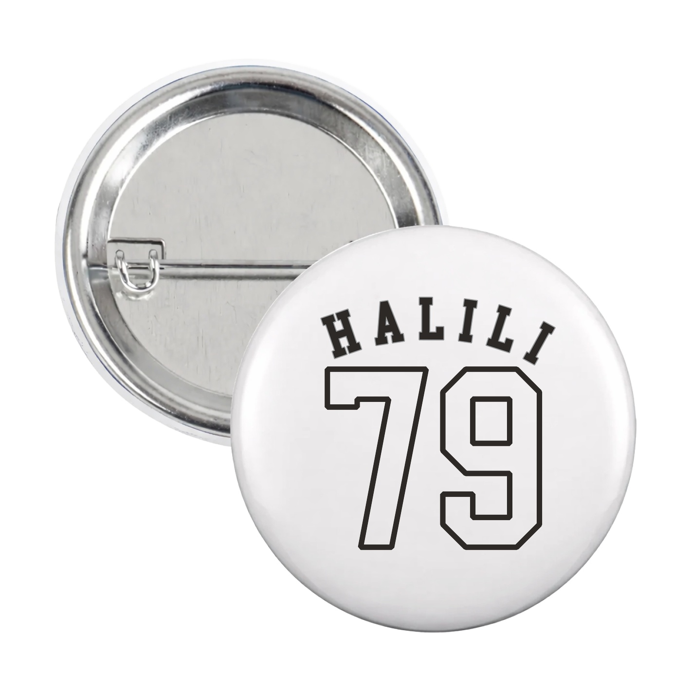 Game Day Button — Shirsey Arch in White