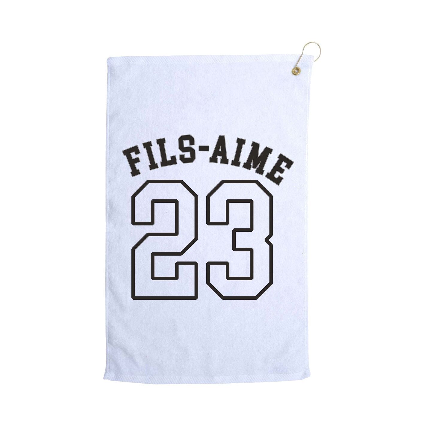 Golf Towel — Shirsey Arch in White