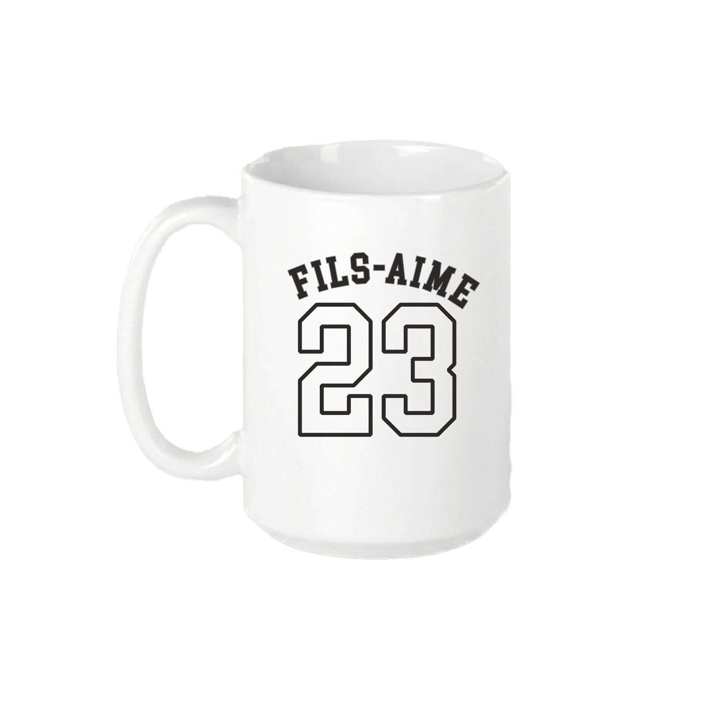 15oz Coffee Mug — Shirsey Arch in White