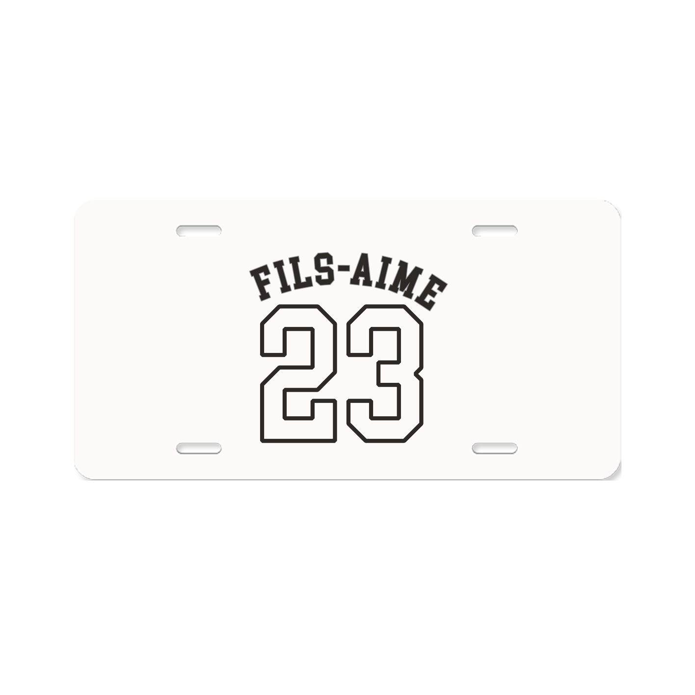License Plate — Shirsey Arch in Classic