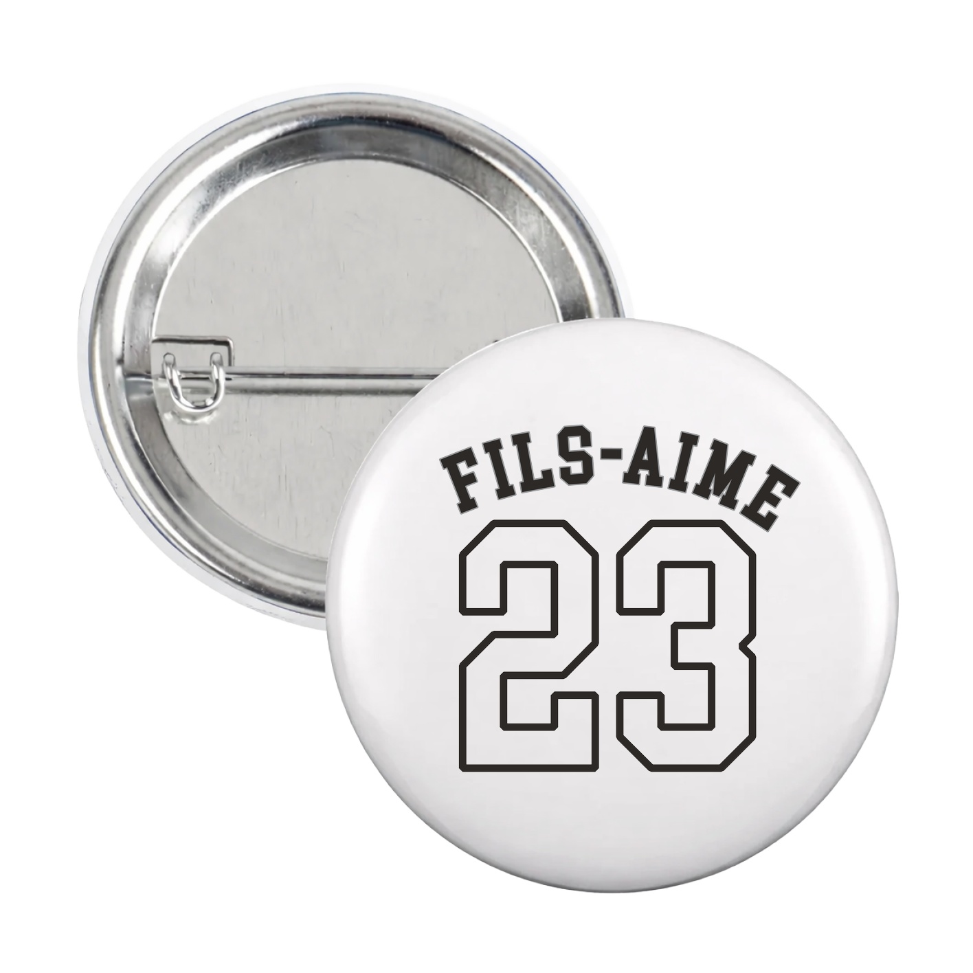 Game Day Button — Shirsey Arch in White