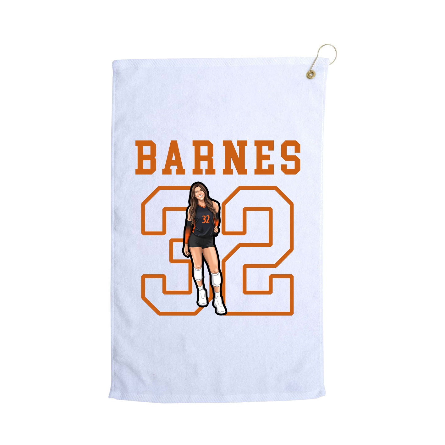 Golf Towel — Shirsey in White