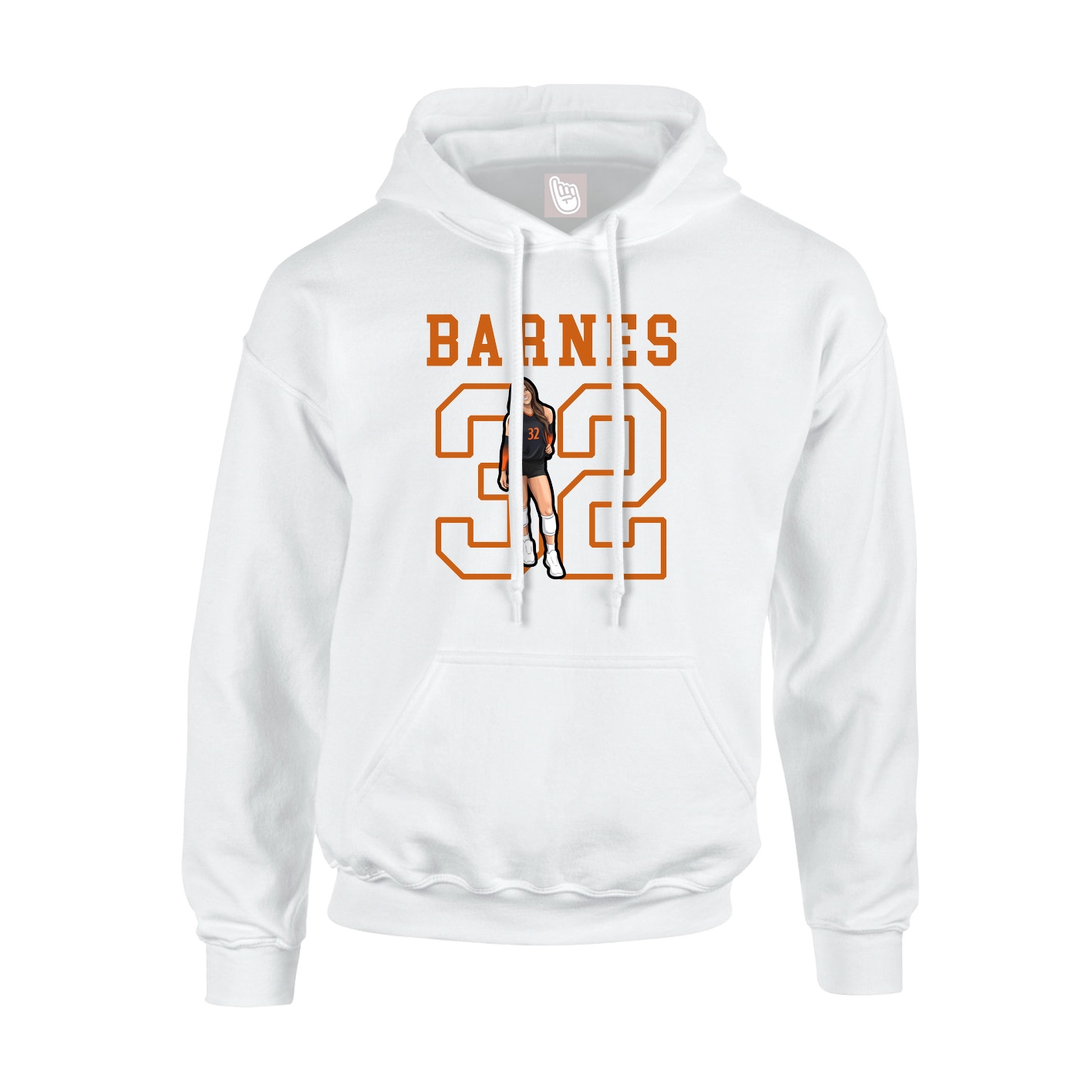 Hoodie — Shirsey in White