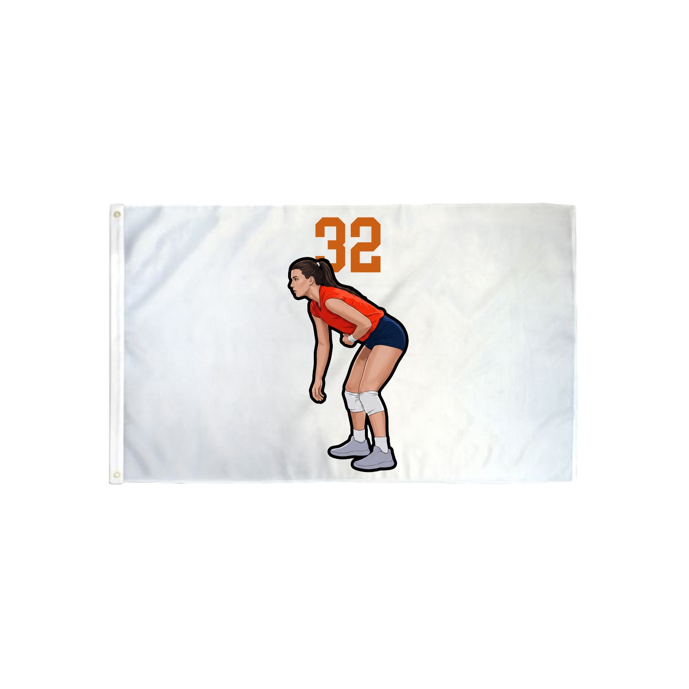 3x5 Flag — Number Top in Classic