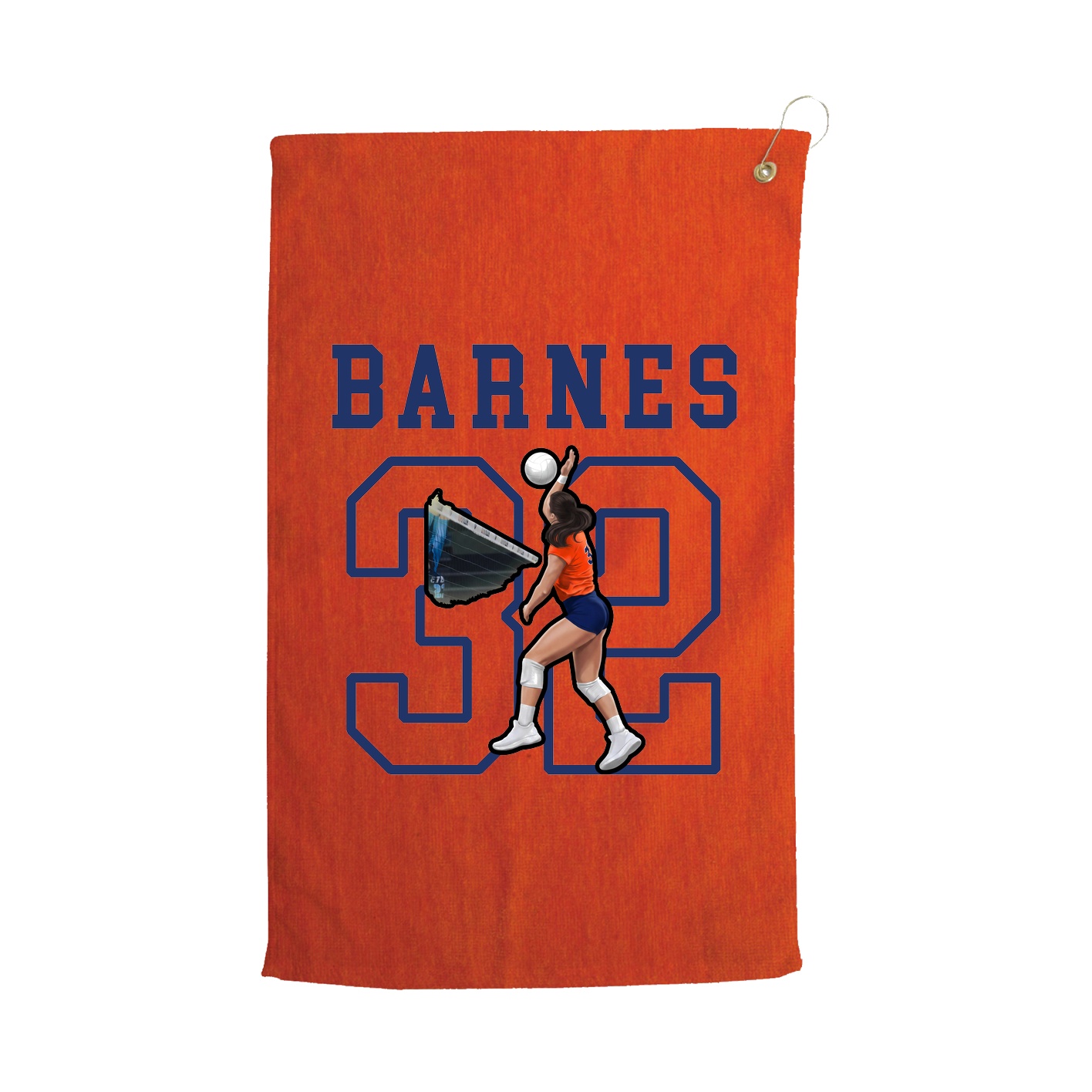 Golf Towel — Shirsey in Orange