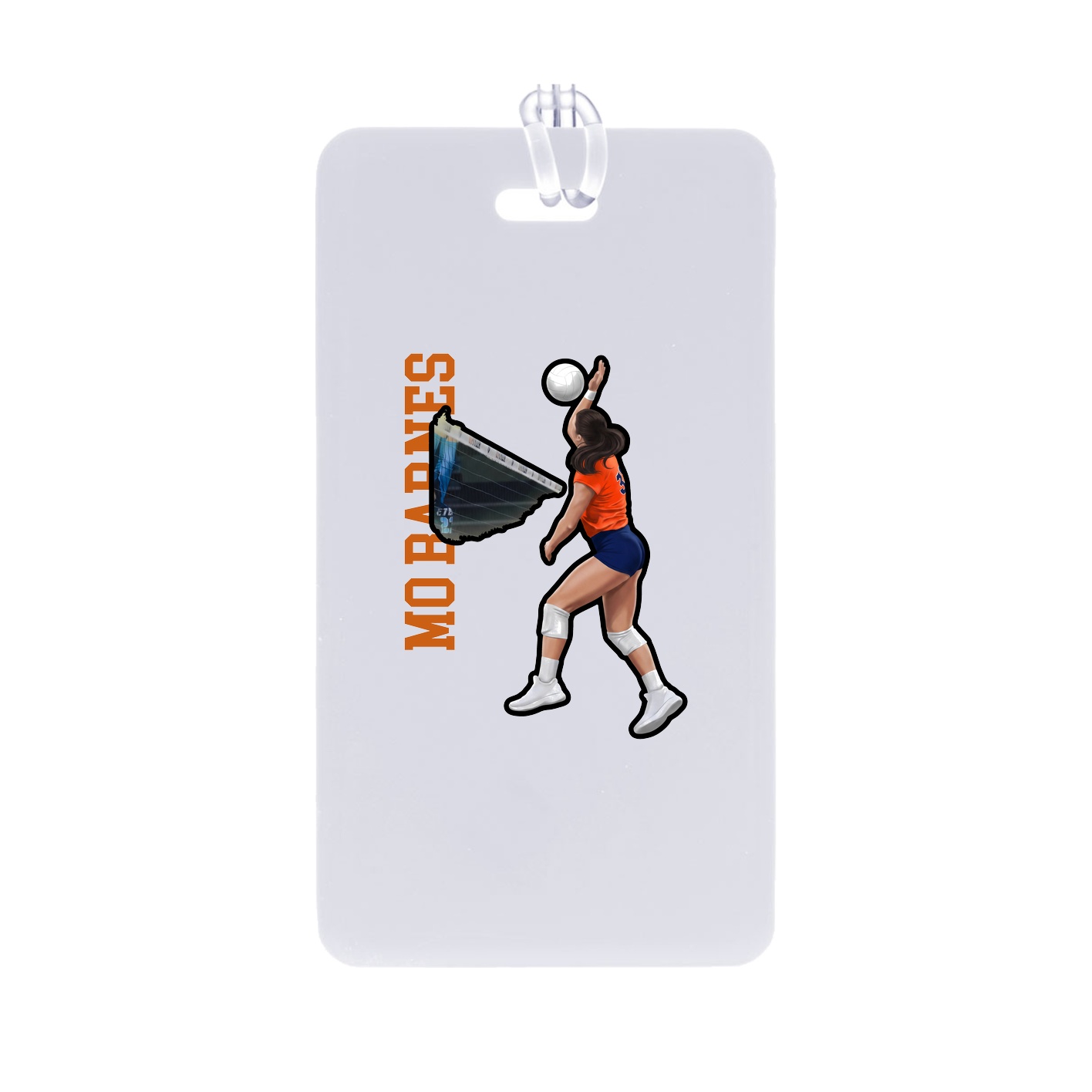 Bag Tag — Name Vertical in Classic