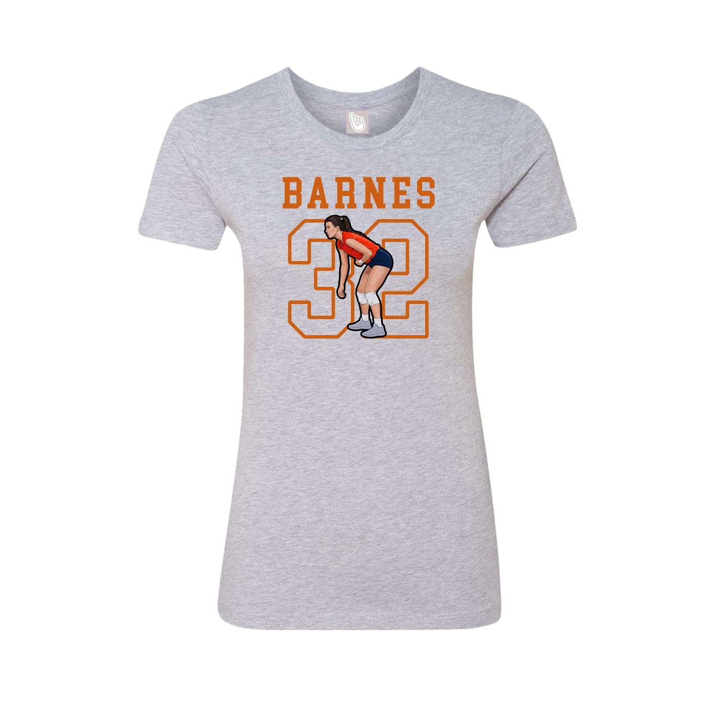 Fitted Women's Tee — Shirsey in Grey