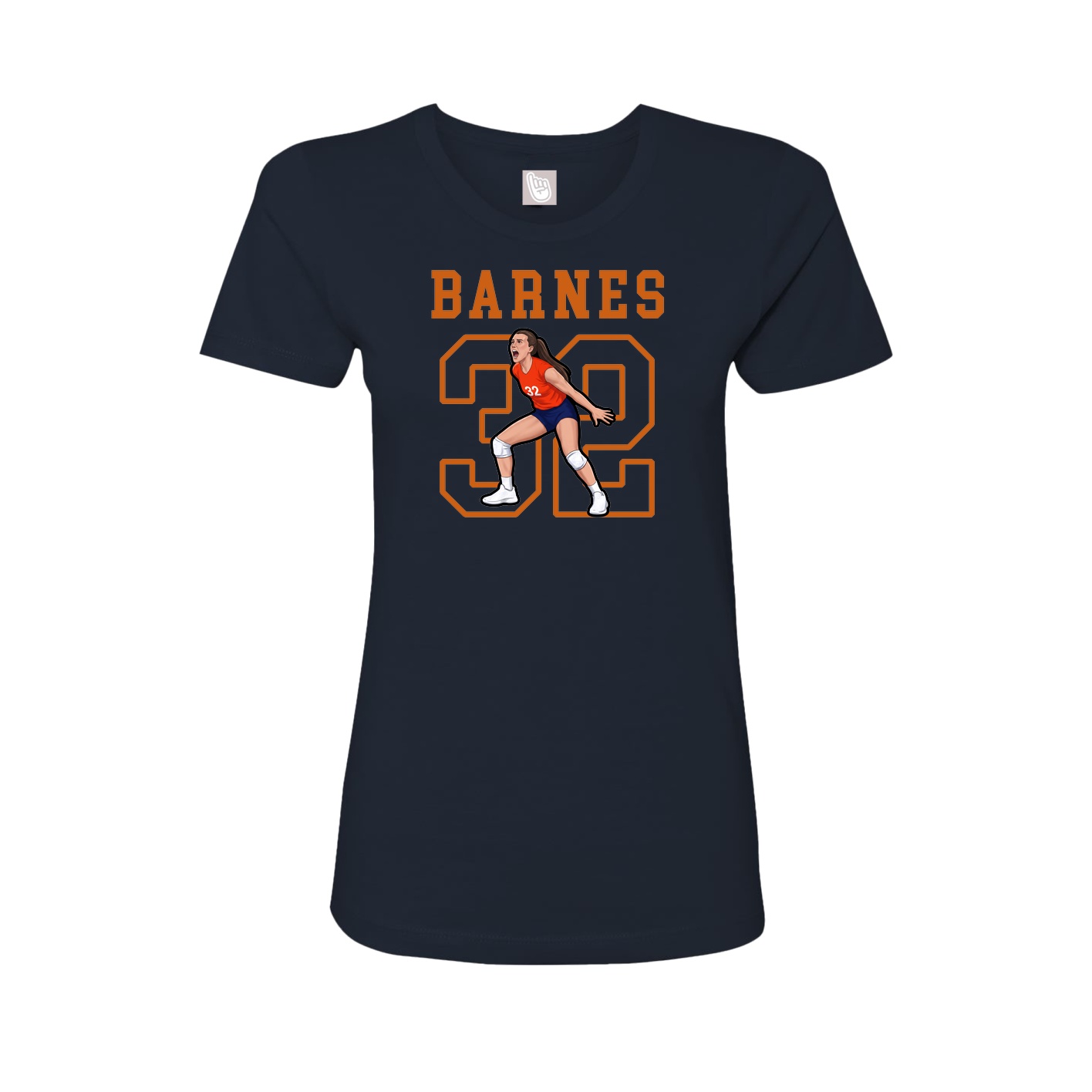 Fitted Women's Tee — Shirsey in Navy