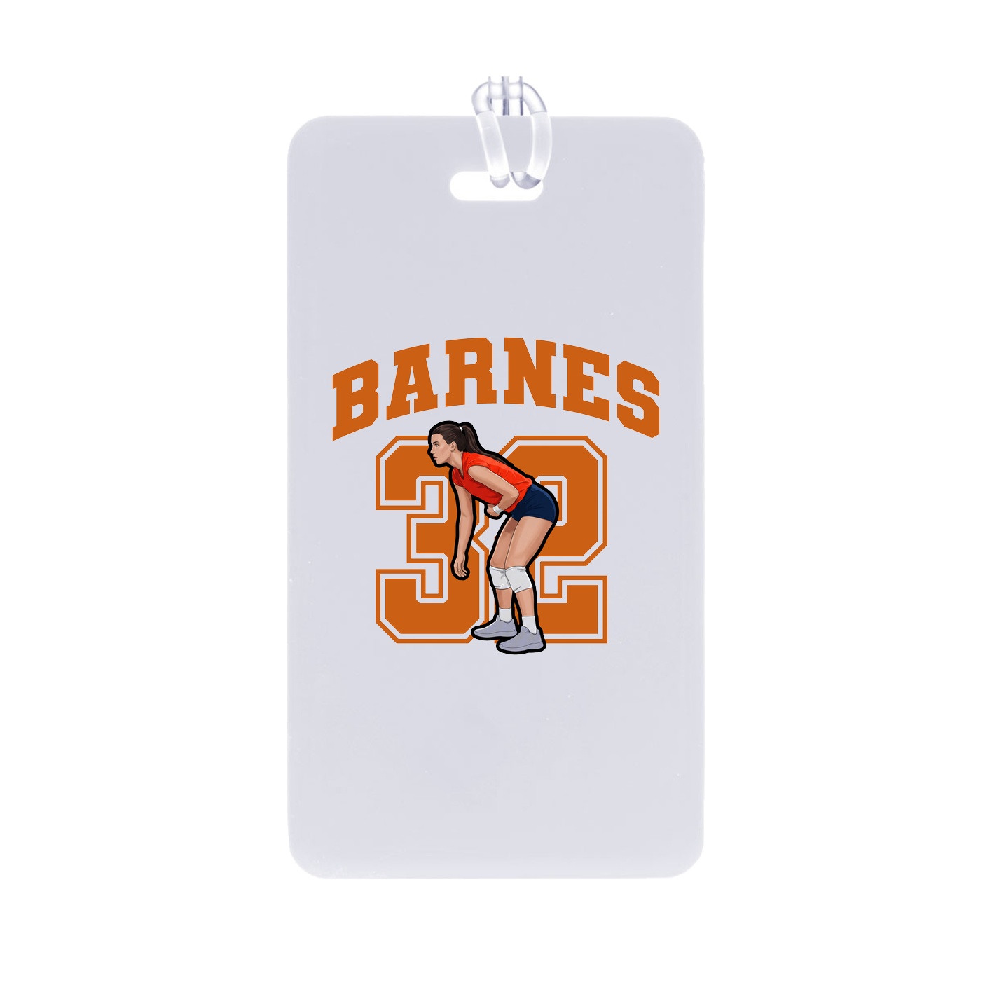 Bag Tag — Number in Classic