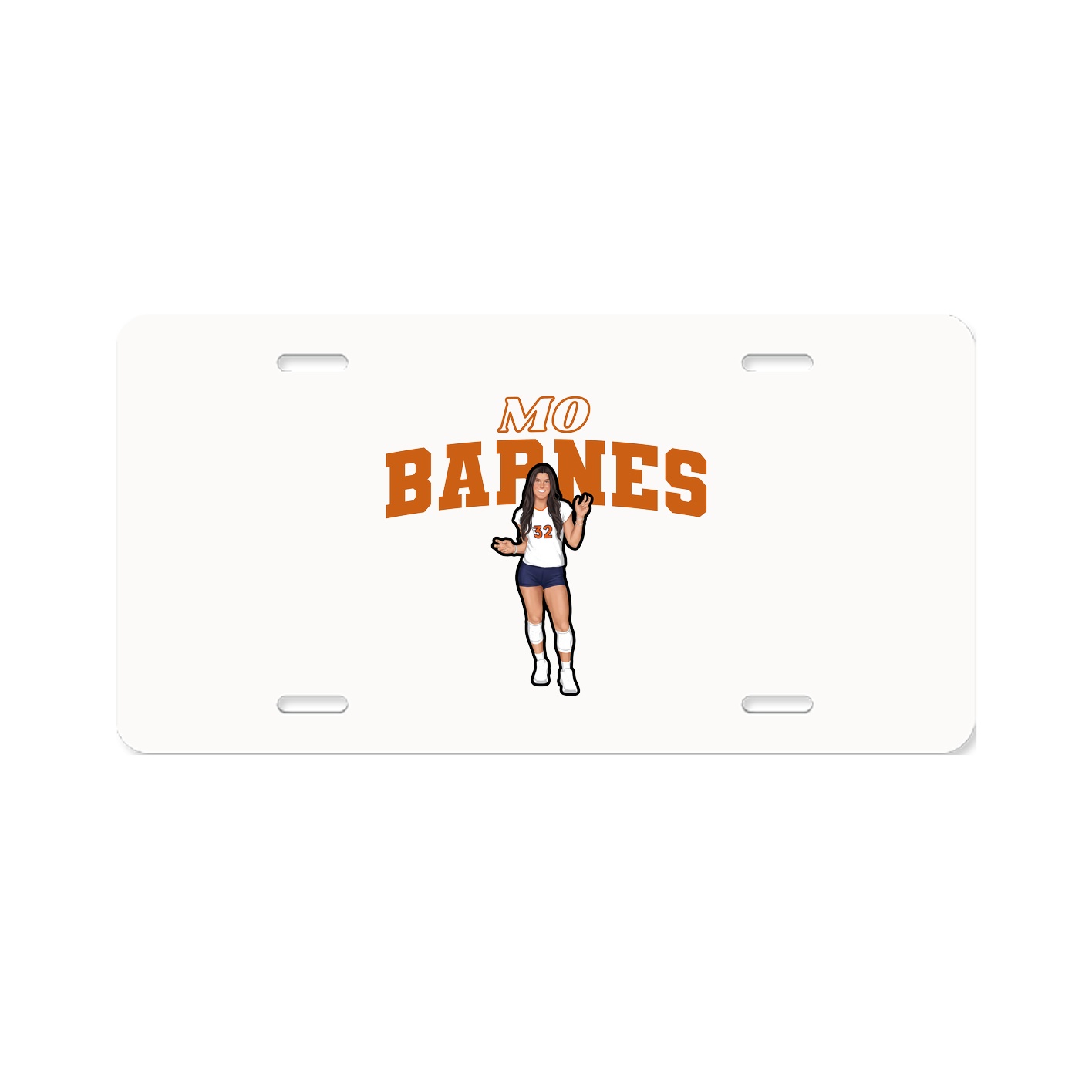 License Plate — Name Arch in Classic