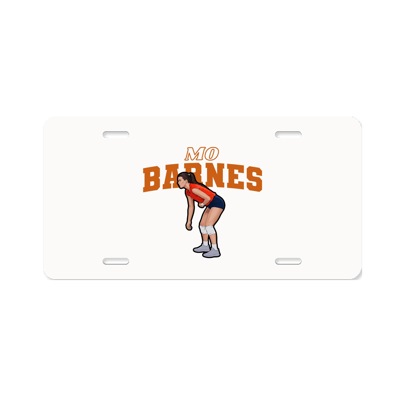 License Plate — Name Arch in Classic