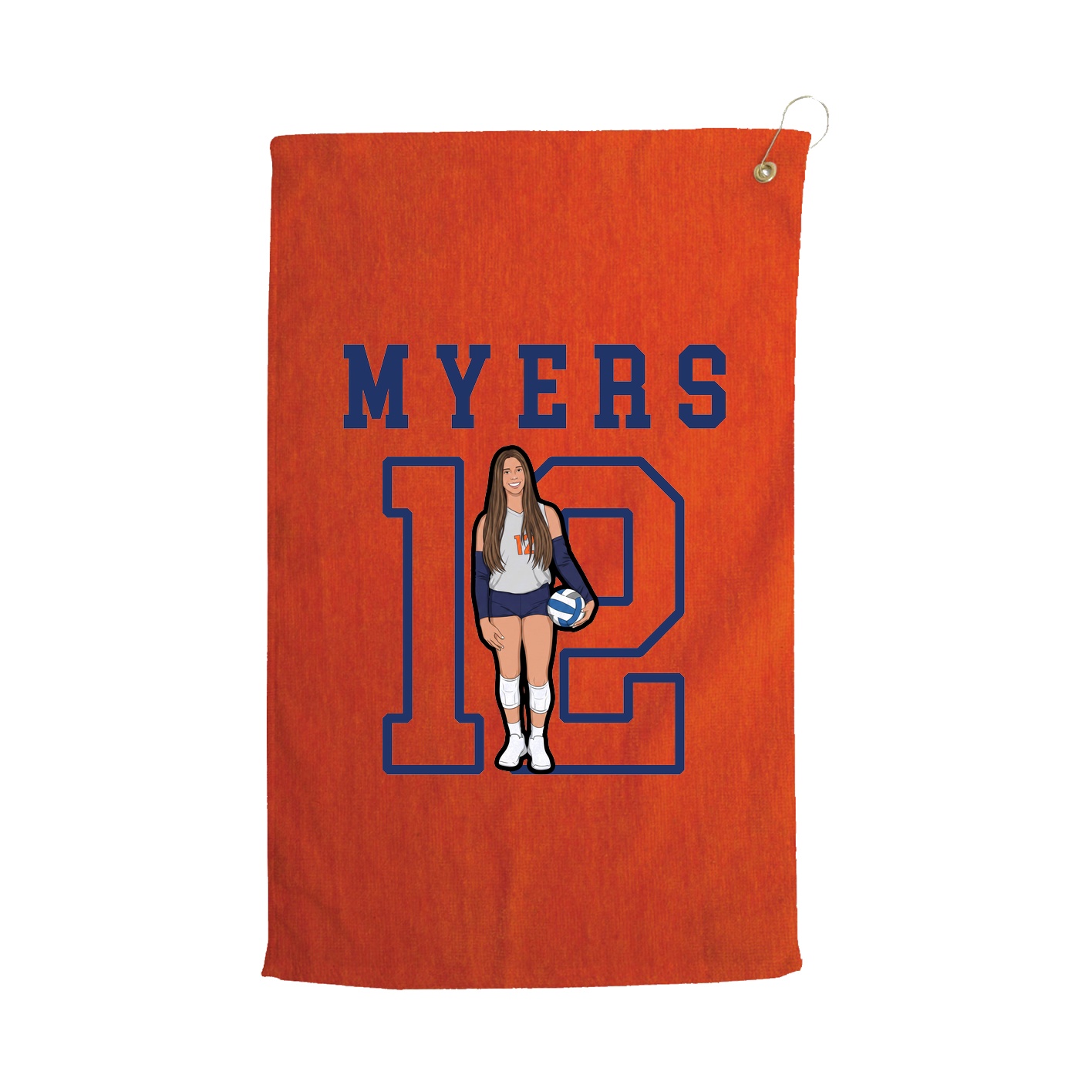 Golf Towel — Shirsey in Orange