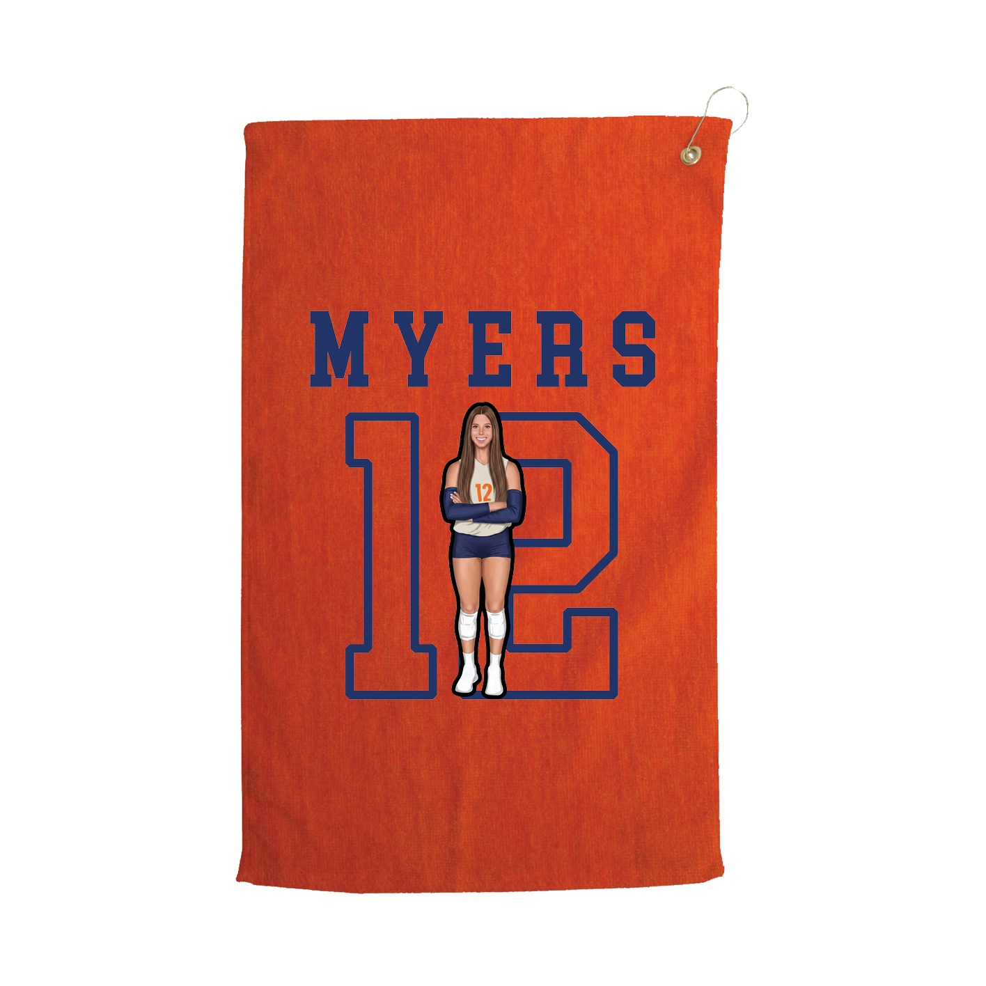 Golf Towel — Shirsey in Orange