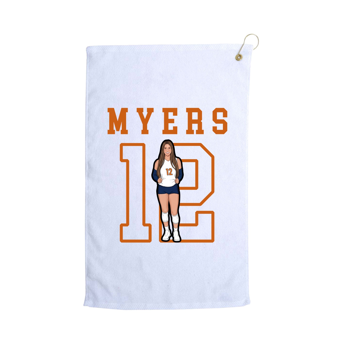 Golf Towel — Shirsey in White