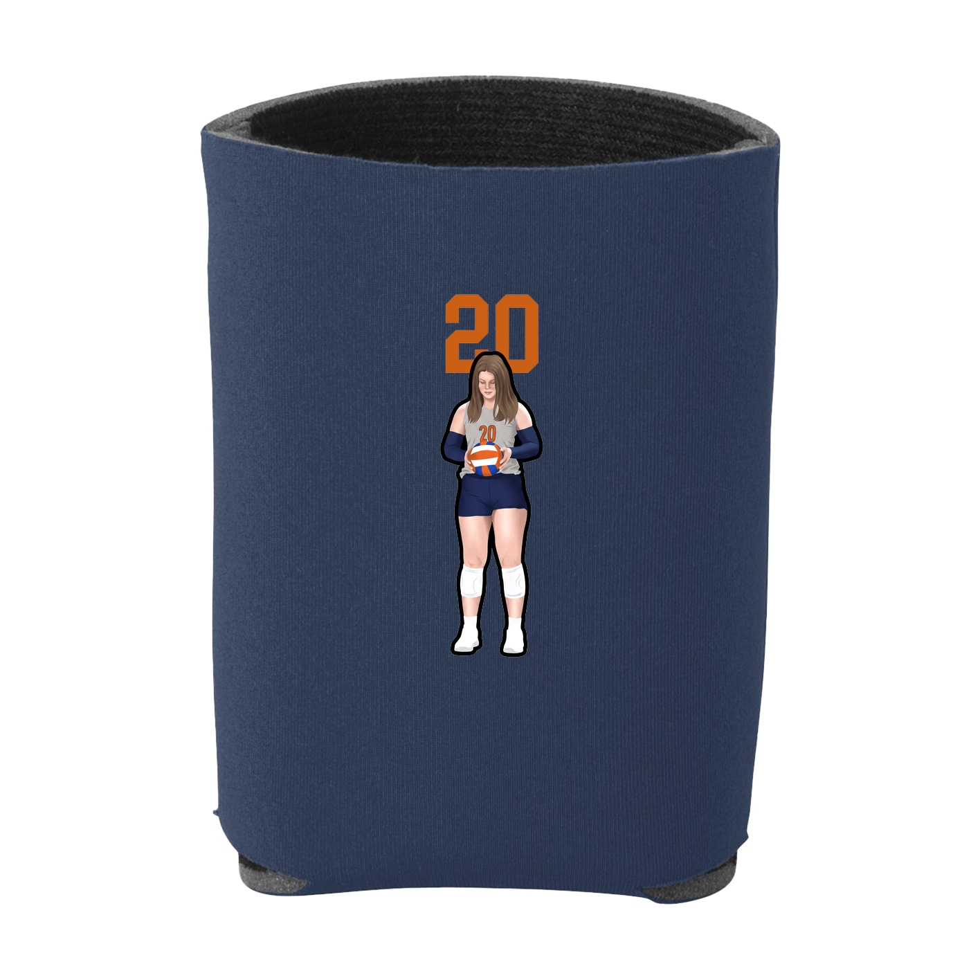 Can Holder — Number Top in Navy