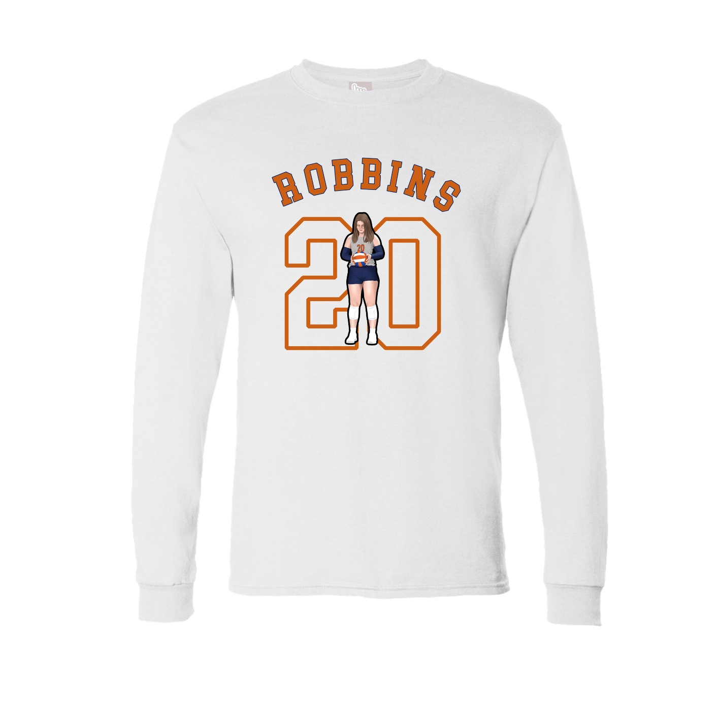 Long Sleeve Tee — Shirsey Arch in White
