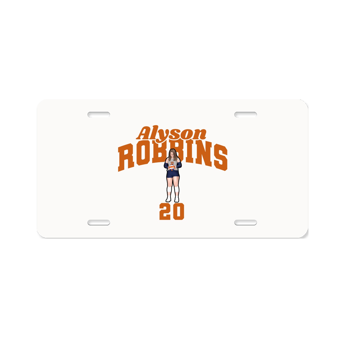 License Plate — Signature Arch in Classic