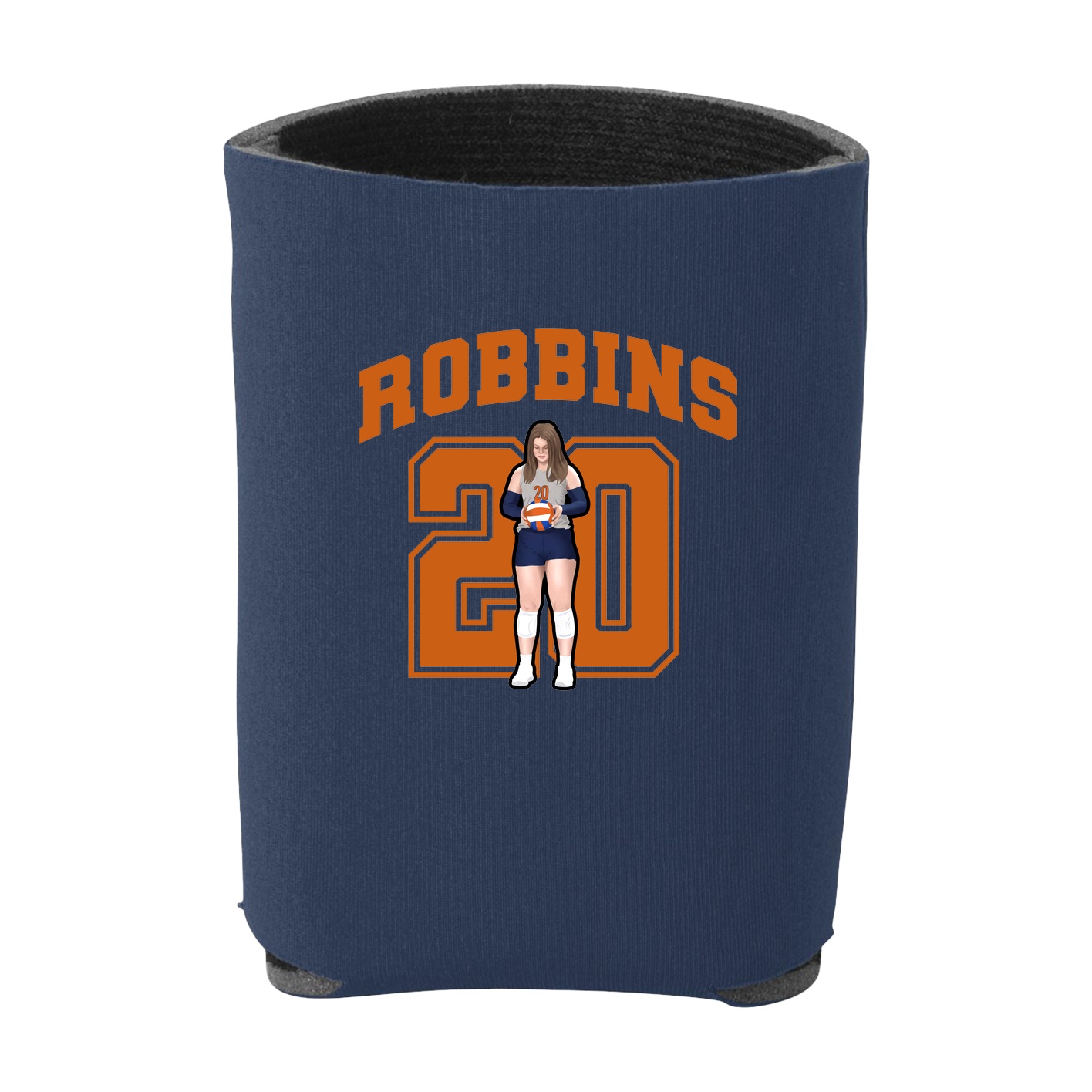 Can Holder — Number in Navy