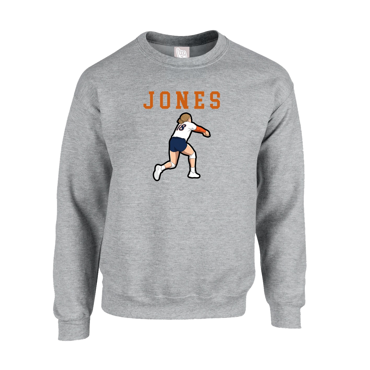 Fleece Crew — Shirsey in Grey