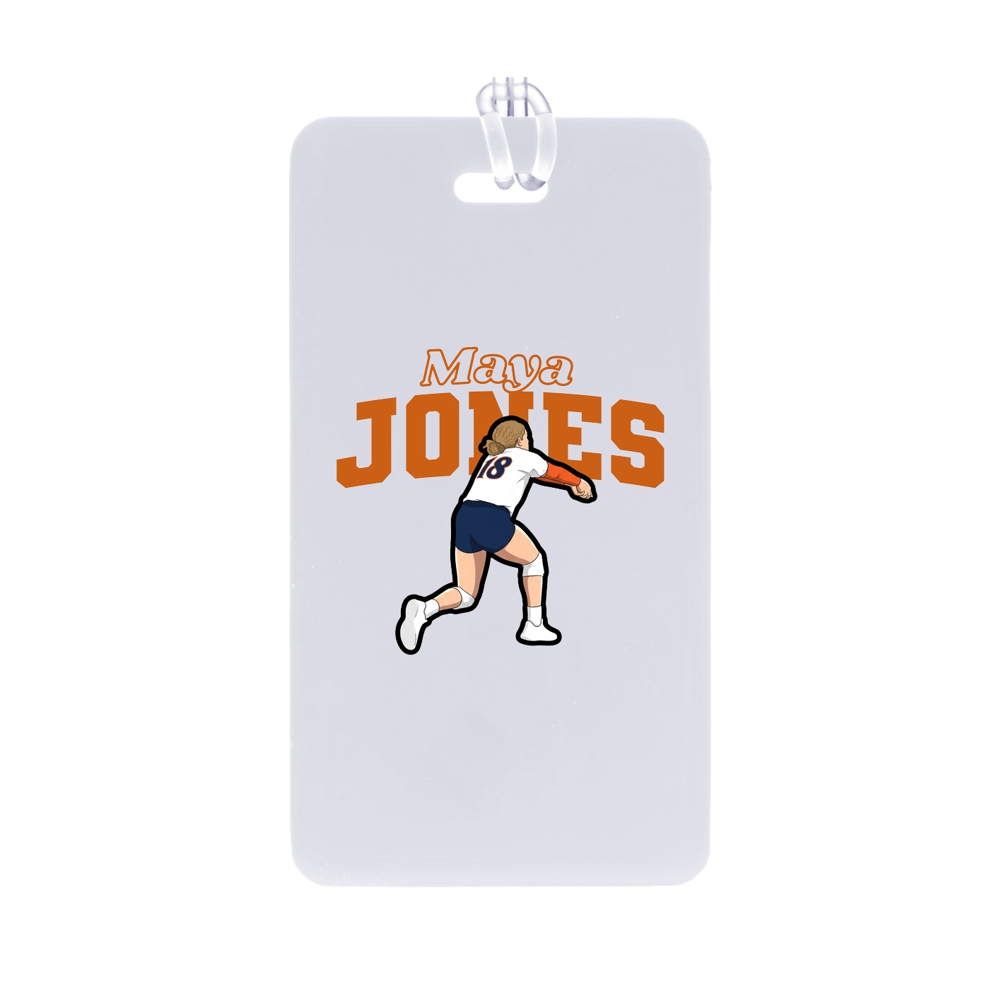 Bag Tag — Name Arch in Classic