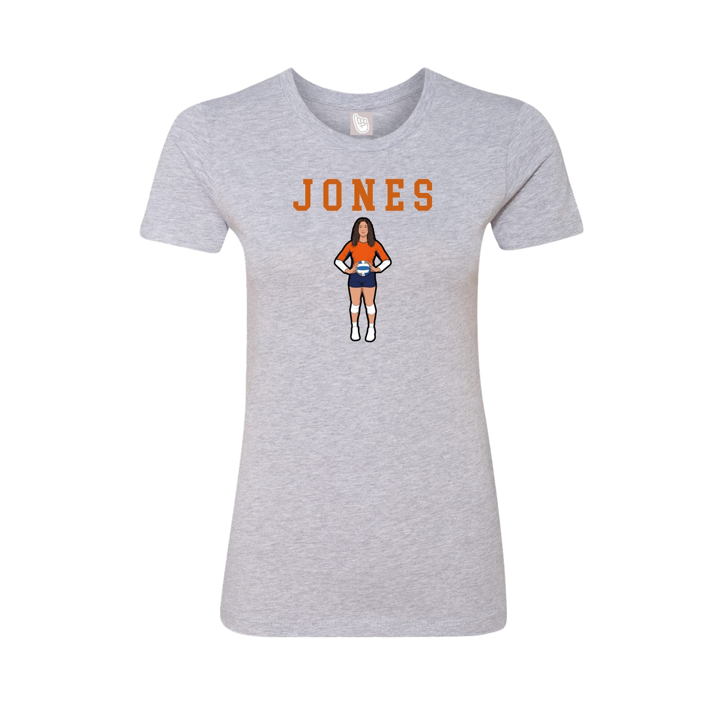 Fitted Women's Tee — Shirsey in Grey