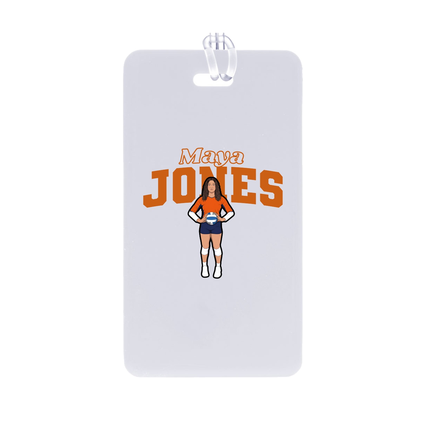 Bag Tag — Name Arch in Classic