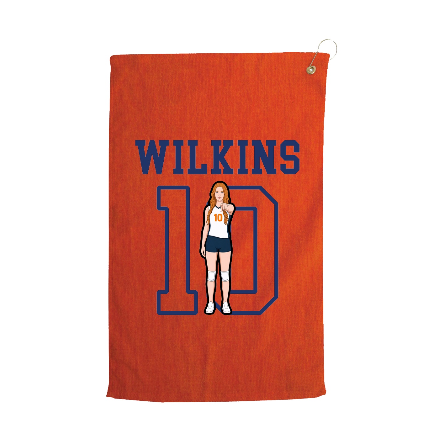 Golf Towel — Shirsey in Orange