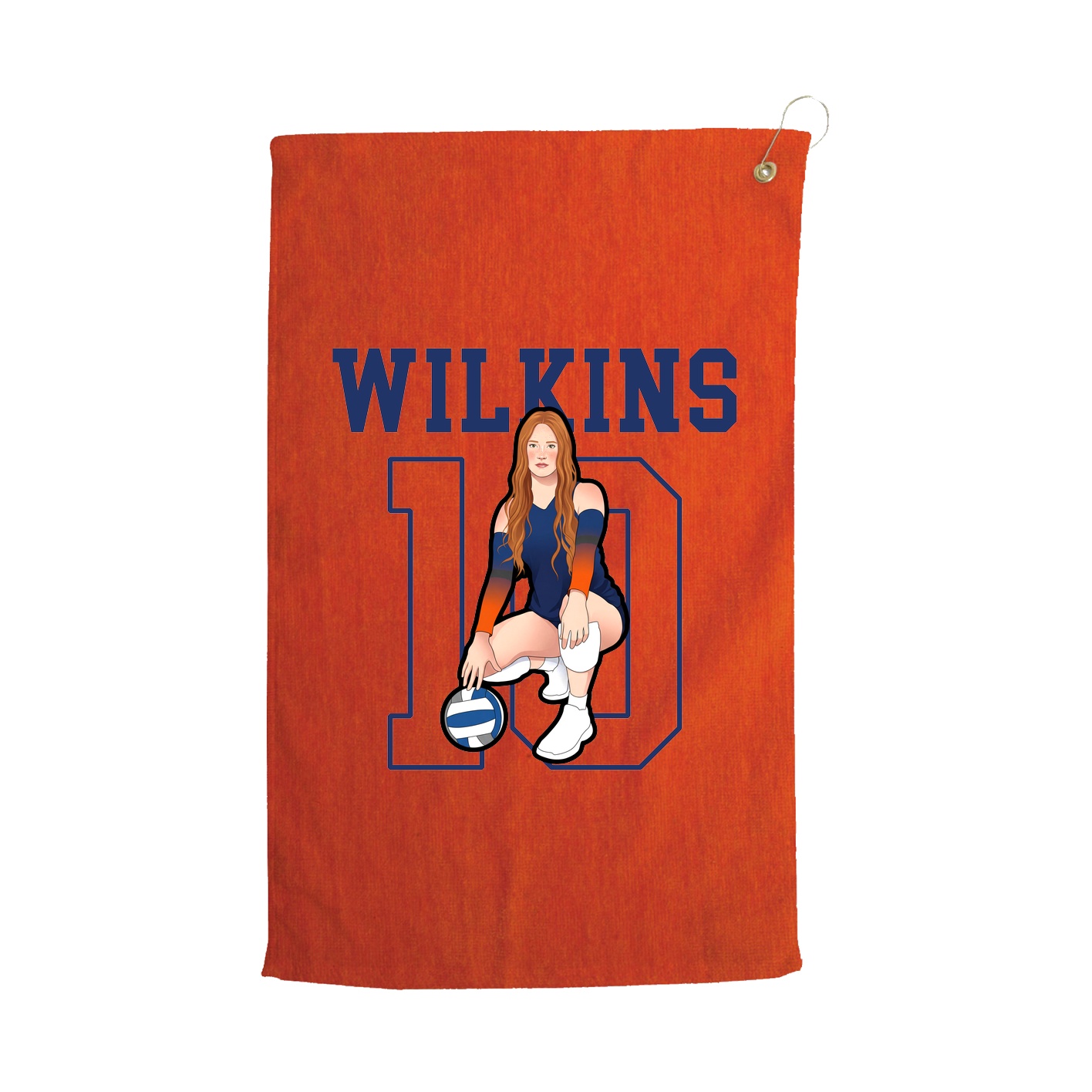 Golf Towel — Shirsey in Orange