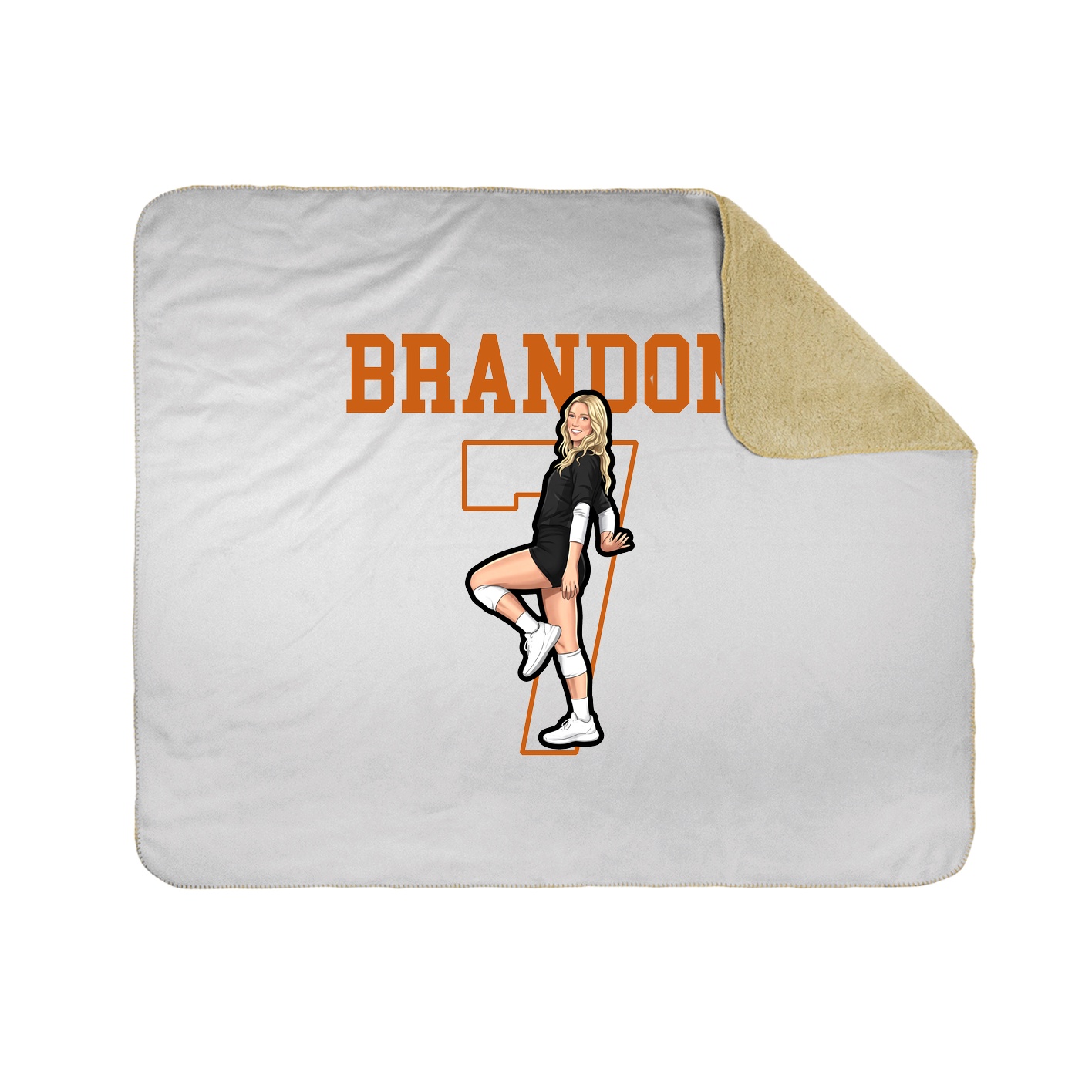 Throw Blanket — Shirsey in White