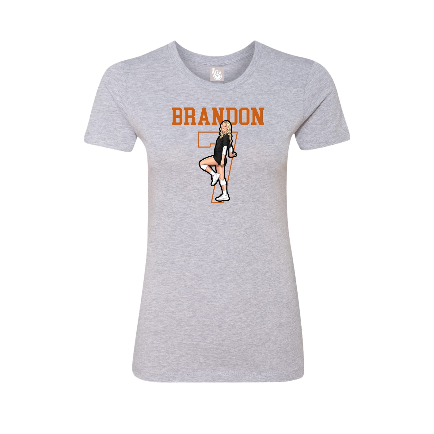 Fitted Women's Tee — Shirsey in Grey