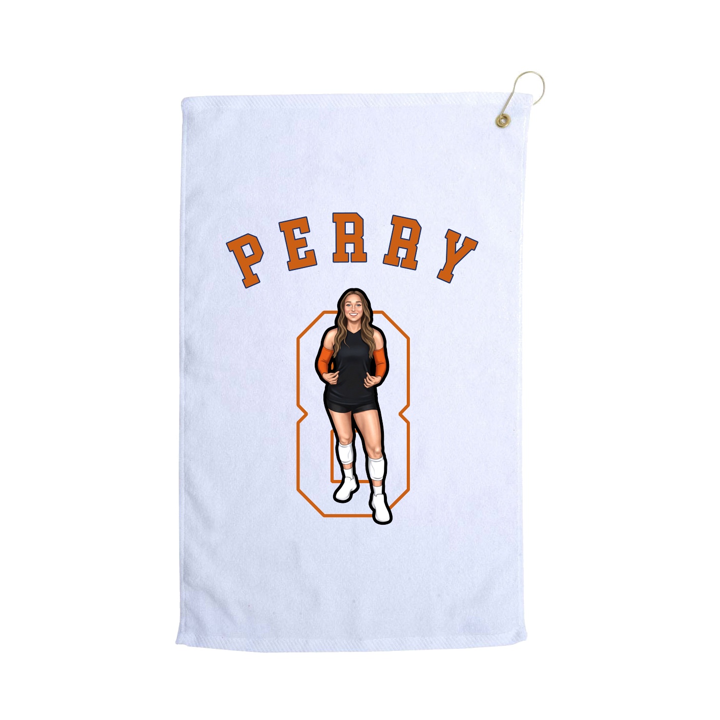 Golf Towel — Shirsey Arch in White