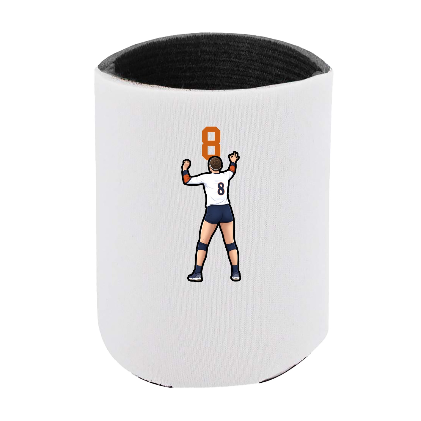 Can Holder — Number Top in White