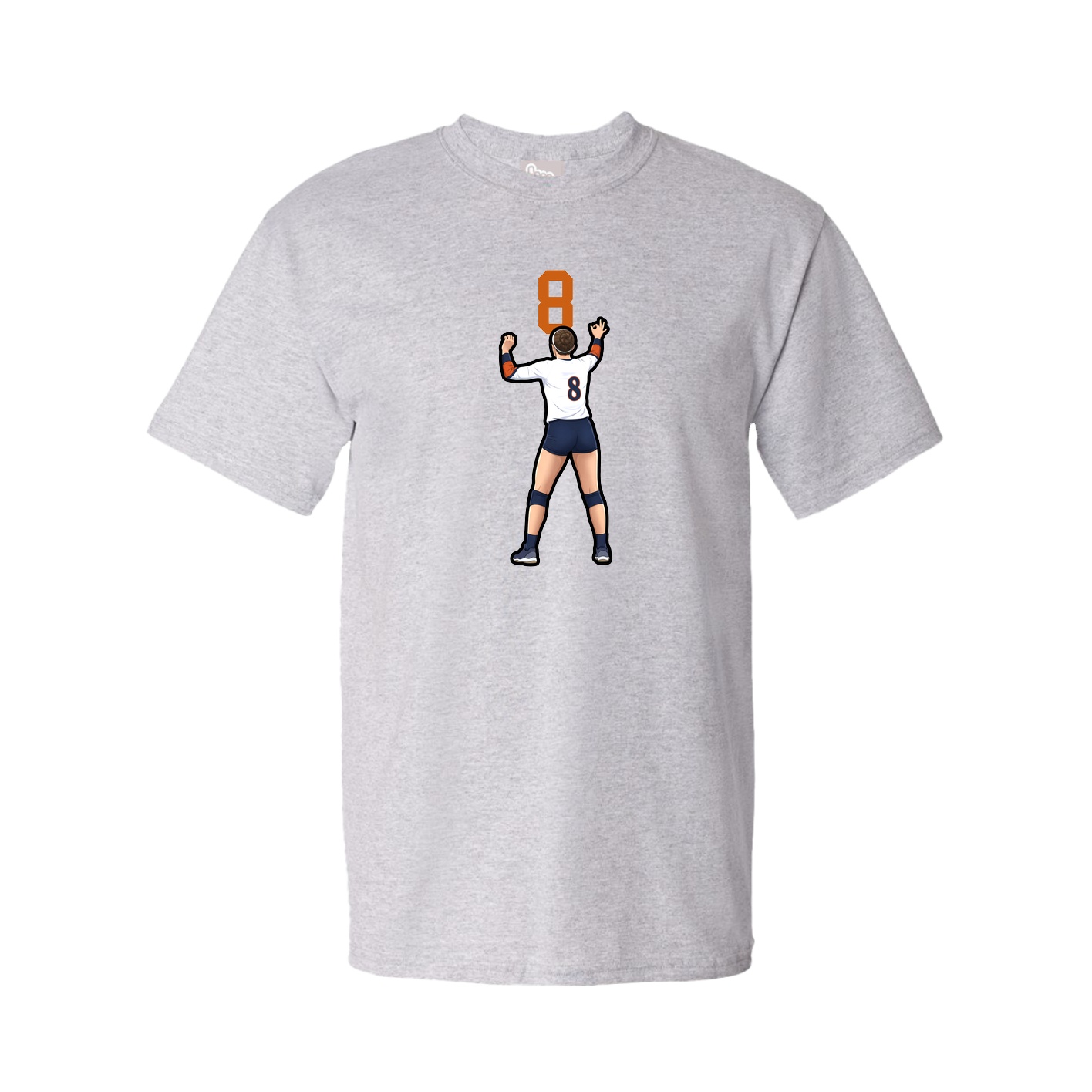 Tee — Number Top in Grey