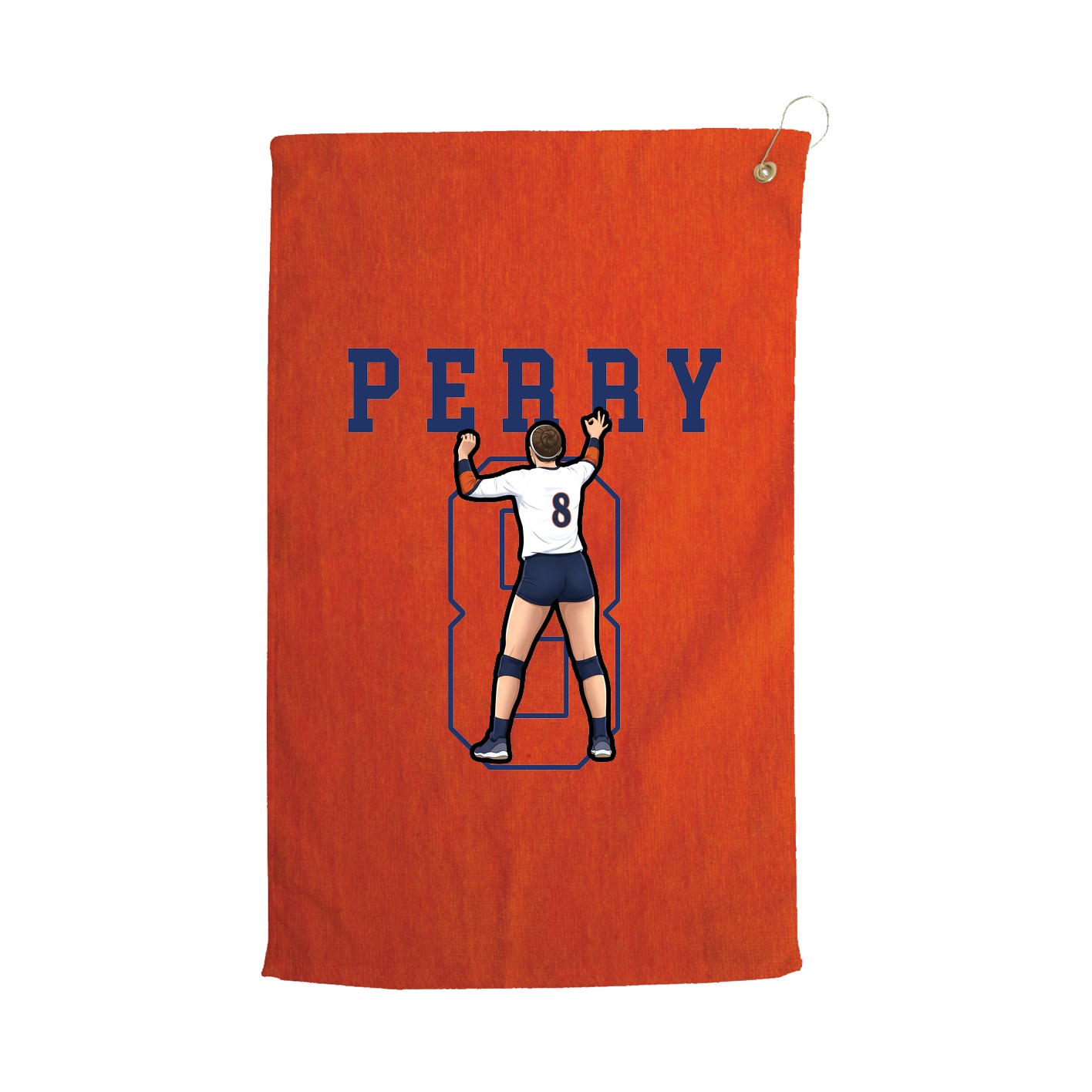 Golf Towel — Shirsey in Orange